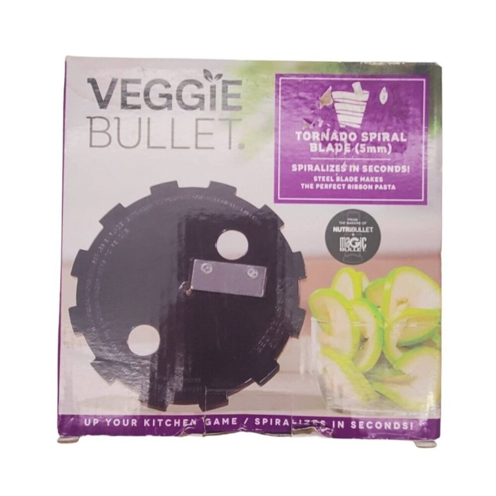 NEW Veggie Bullet Tornado Spiral Blade VB-BX080-23 Vegetable Fruit Slices 5mm